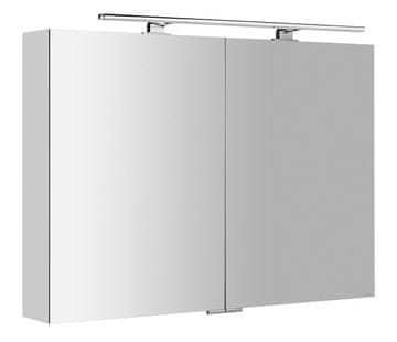 SAPHO Ogledalo kabinet s LED rasvjetom MIRRÓ 100x70 cm bijelo, MDF/lamino, IP44, 10W hladna bijela