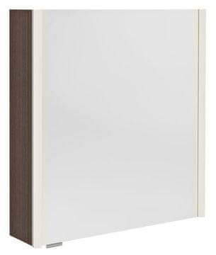 SAPHO Rustikalno Zidno Ogledalo ALIX s LED Osvjetljenjem 66x70 cm, Univerzalno Otvaranje