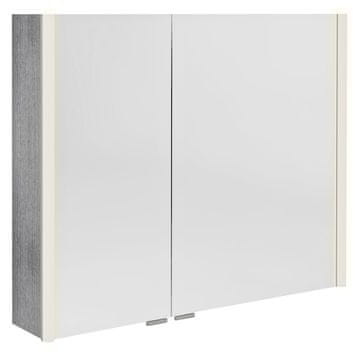 SAPHO ALIX LED Ogledalo za Kupatilo 86x70cm, Srebrni Hrast