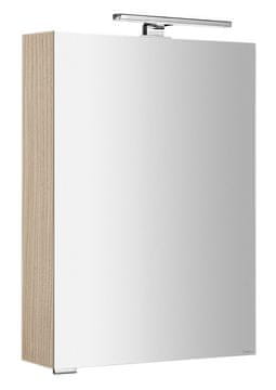 SAPHO MIRRÓ Zidna Komoda s LED Rasvjetom, 50x70cm, Jilm Bardini, Univerzalno Otvaranje