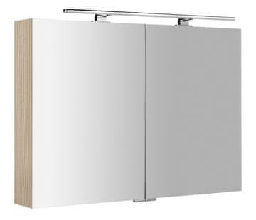 SAPHO MIRRÓ LED Rasvjeta Zrcalni Ormar, 100x70x16 cm, Jilm Bardini Dekor