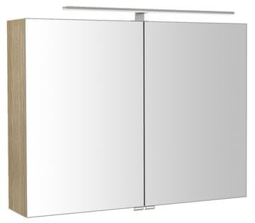 SAPHO RIWA ogledalo ormarić s LED svjetlom, 81x70x17cm, jilm bardini