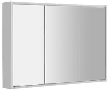 SAPHO Zrcalni Ormar BATU s LED Osvjetljenjem, Bijeli Sjaj, 100x71x15cm