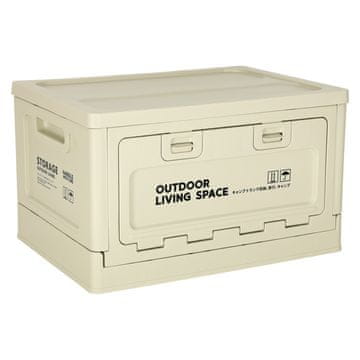 Ikonka Organizator za auto box sklopiva kutija za prtljažnik 25l siva (5903039763111)