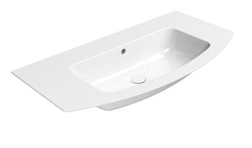 Gsi GSI PURA Keramički Umivaonik Slim 102x52cm, Bez Otvora, Bijeli ExtraGlaze