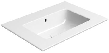 Gsi GSI PURA Keramički Umivaonik Slim 62x46cm, Bijela ExtraGlaze, Bez Otvora