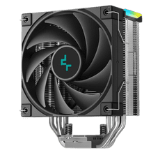DEEPCOOL AK400 DIGITAL SE WH hladnjak zraka, 120 mm PWM, ARGB, LCD zaslon, crni (R-AK400-BKADMN-GJD)