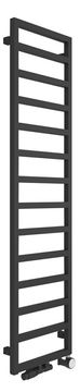 SAPHO GIANLUCA crni mat radijator 400x1590mm, čelični okvir, kombinirano grijanje