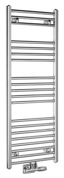 AQUALINE Ravni Radijator ALYA 400x1188 mm, Kromirano, Središnje Priključivanje