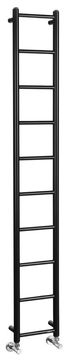 SAPHO SAPHO DINA crna mat čelik radijator, 250x1680mm, multifunkcionalno grijanje