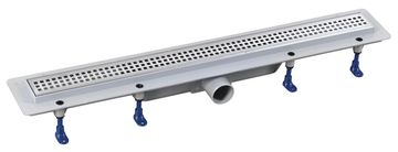 POLYSAN INDY podni tuš kanalica s inox rešetkom, 810 mm, DN50