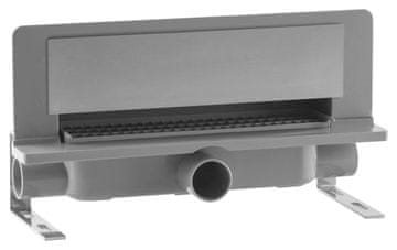 Omp Tea INTRAMURA Zidni Odtokni Kanal, Inox Pokrov, L-350, DN40, Moderna Tuš Odvodnja