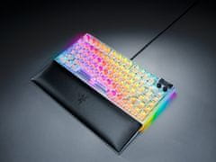 Razer BlackWidow V4 75% mehanička tipkovnica, Razer Orange Tactile, RGB, Phantom White (RZ03-05003500-R3M1)