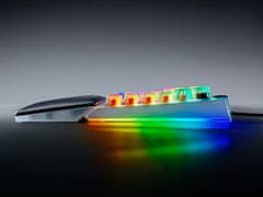 Razer BlackWidow V4 75% mehanička tipkovnica, Razer Orange Tactile, RGB, Phantom White (RZ03-05003500-R3M1)