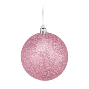 Northix Kuglice za božićno drvce, set od 110 komada, mat, sjajne i svjetlucave završne obrade