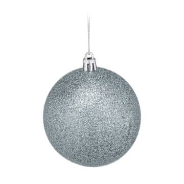 Northix Kuglice za božićno drvce, set od 110 komada, mat, sjajne i svjetlucave završne obrade