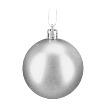 Northix Kuglice za božićno drvce, set od 150 komada, mat, sjajne i svjetlucave završne obrade