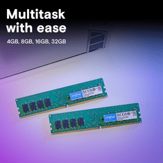 Crucial 8GB DDR4-3200 UDIMM PC4-25600 CL22, 1.2V