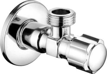 Bruckner Kromirani kutni ventil s navojem 1/2"x3/8", bez filtra