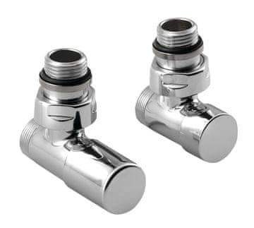 SAPHO Kompaktni Ručni Krom Ventilski Set za Centralno Grijanje