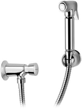 Bruckner Bruckner TEMPOR Samozatvarajući Zidni Ventil s Bide Rasprašivačem, Kromirana Površina