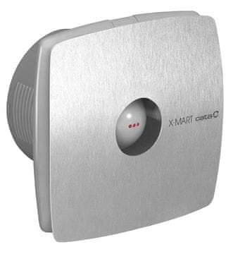 CATA CATA X-MART 12H Aksijalni Ventilator za Kupaonicu s Timerom, 20W, 120mm, Mat Inox