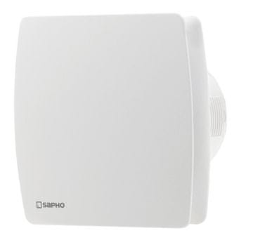SAPHO Bijeli aksijalni ventilator za kupaonicu, 15W, cijev 100mm