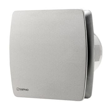 SAPHO SAPHO LEX ventilator kupaonski, 15W, 100mm cijev, mat nehrđajući čelik