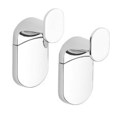 SAPHO ZERO Kupaonska Kuka, Set 2 kom, Kromirana završna obrada