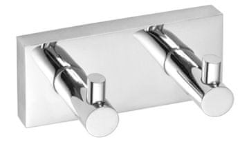 SAPHO X-SQUARE Dvostruka Kukica, Kromirana