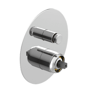 SAPHO ULTRAMIX podžbukna tuš slavina, 2 izlaza, krom