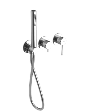 SAPHO ULTRAMIX ugradbena tuš/krevet baterija, kromirana, s ručnim tušem, 2 izlaza