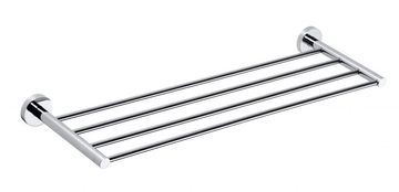 SAPHO X-ROUND E kromirana polica za ručnike 600mm