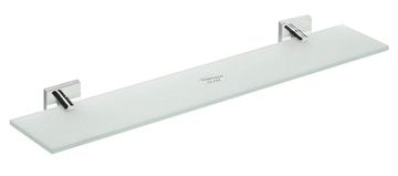 SAPHO Staklena Polica X-SQUARE, Matirano Staklo, 600x55x130 mm, Krom završna obrada