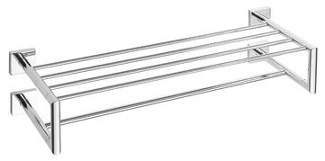SAPHO Dvostruka Polica za Ručnike s Držačem X-SQUARE 620mm Kromirana