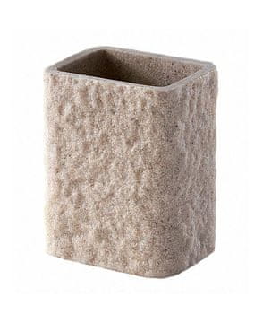 Gedy ARIES Držač za Četkice, Bež, Polyresin, 94x118x66 mm