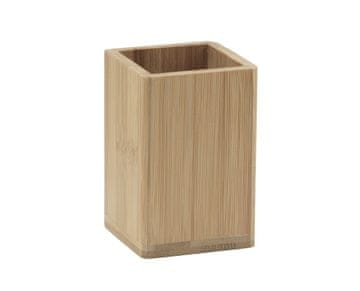 Gedy BONNIE bambusni čaša za četkice za zube, moderna i elegantna