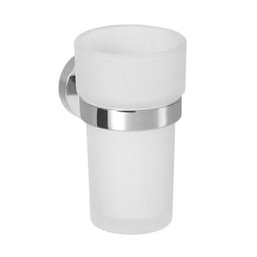 SAPHO Staklena Čaša LARISSA, Kromirana, Mlijeko Staklo