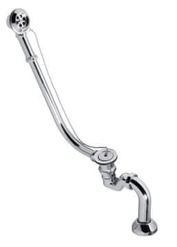 POLYSAN RETRO komplet za vanjsku montažu s lančićem, uključuje sifon, kromirana završna obrada