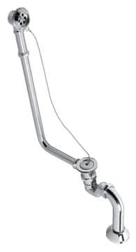 POLYSAN Kromirani set za vanjske instalacije sa sifonom i lancem za kadu, CHARLESTON model