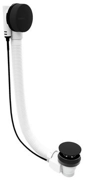 POLYSAN Komplet za kadu, bovden, duljina 800mm, čep 72mm, mat crna