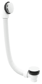 POLYSAN Komplet za kadu, Click-Clack, dužina 1200mm, čep 72mm, bijela boja