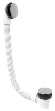 POLYSAN Komplet za kadu, Click-Clack, dužina 1200mm, čep 72mm, krom