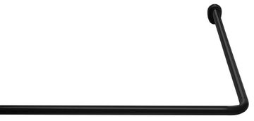 Ridder Univerzalna kutna tuš šipka, crna, aluminij, 25mm