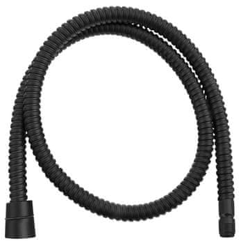 SAPHO Mat crna tuš crijeva za isuvne tuševe, 150cm, mesing, SAPHO