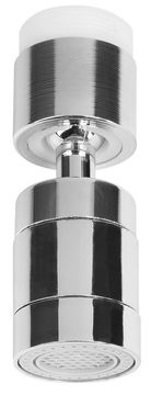 AQUALINE Perlator s zglobom i prekidačem, M22x1 i M24x1, ABS/krom završna obrada