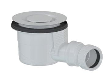 POLYSAN Sifon za tuš kadu, promjer 90mm, DN40, bijela pokrovna ploča