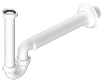 Bruckner Bjeli Sifon za Umivaonik/Bidet 5/4", DN40 - Plastični, BRUCKNER, Bijela
