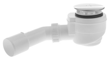 Bruckner Kromirani sifon za tuš kadu, DN40/50, prokrom pokrov, 50mm otvora