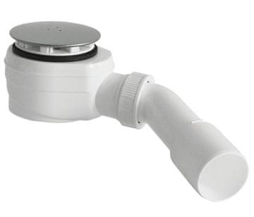 Bruckner Niski Sifon za Tuš Kadu, Protok 60mm, DN40/50, Sjajni Inox Poklopac